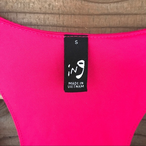 iNg Collection Ruffle Rose Appliqué Racerback Tank - Picture 4 of 8